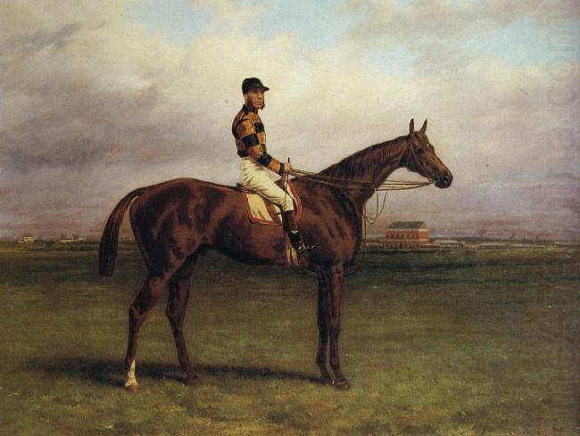 Harry Hall Mr.R.N.Blatt's 'Thorn' With Busby Up on york Bacecourse china oil painting image
